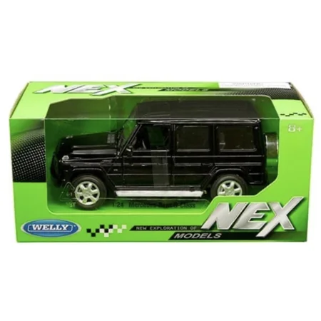 Diecast Mercedes Benz G Class Wagon Black 1/24-1/27 Diecast Model Car From Welly