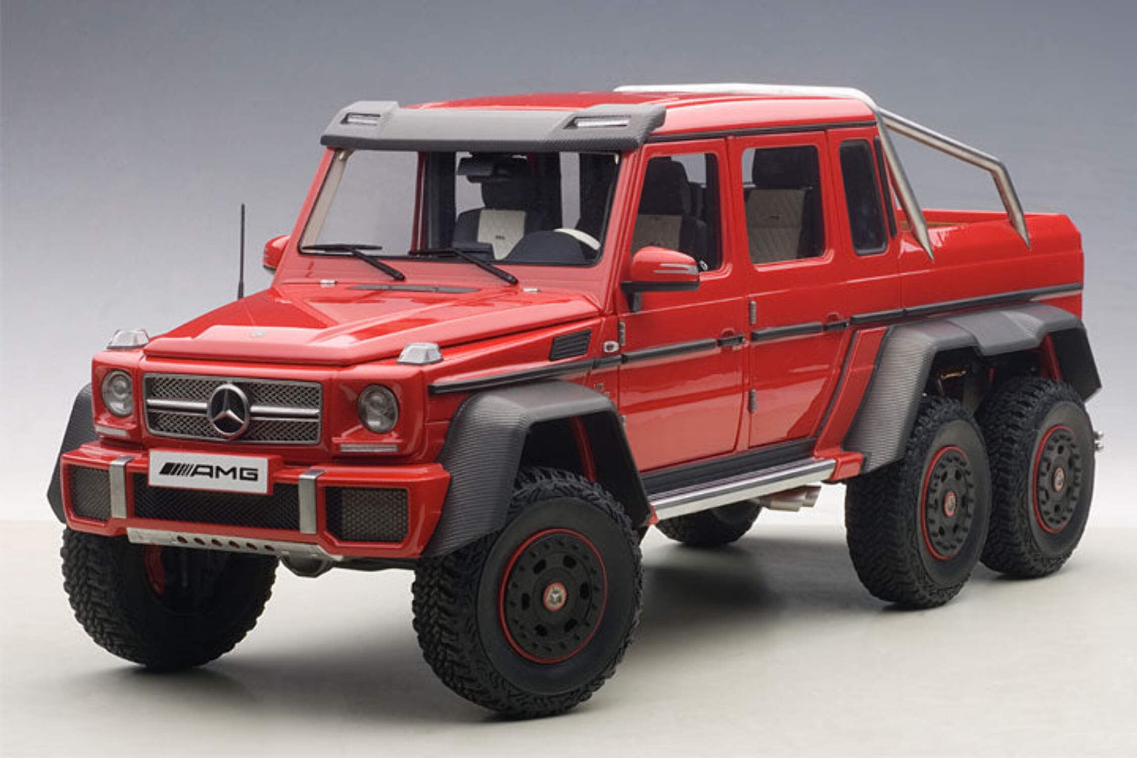Mercedes G63 AMG 6X6 Red 1/18 Model Car by Autoart - Walmart.com