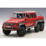  Mercedes G63 AMG 6X6 Red 1/18 نموذج سيارة من Autoart 