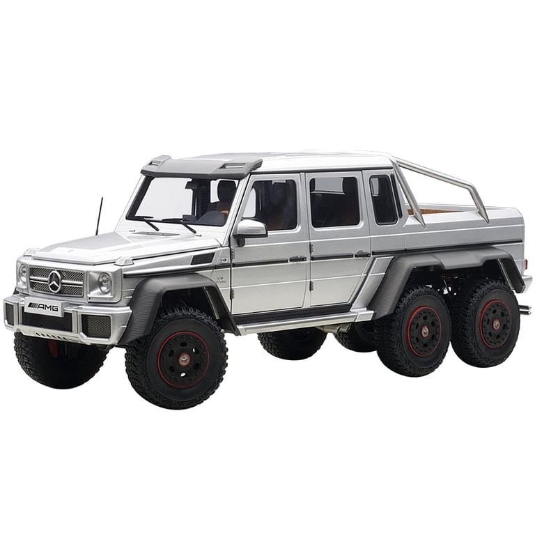 Mercedes G63 AMG 6X6 Silver 1/18 Model Car by Autoart - Walmart.com