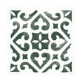 thumbnail image 1 of Mercedes Lopez Charro 'Andalusian Tile I Pine Green' Canvas Art, 1 of 4