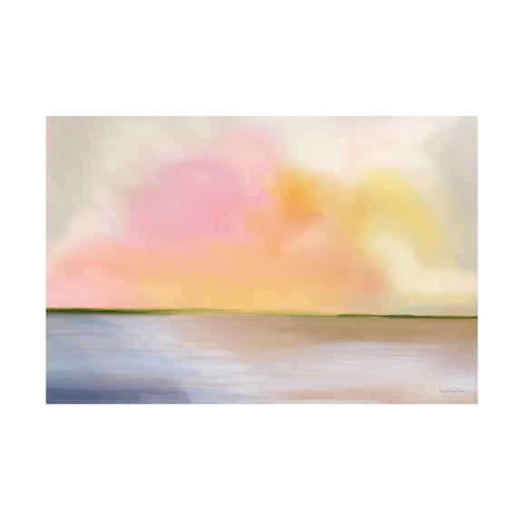 Mercedes Lopez Charro 'Cotton Candy Beach' Canvas Art