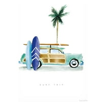 Mercedes Lopez Charro 'Surf Days I' Canvas Art