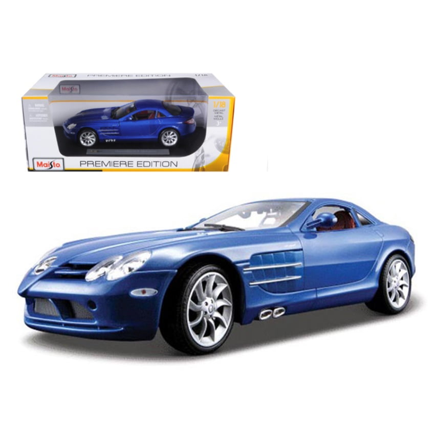 自動車 Maisto Mercedes-Benz SLR McLaren 1:18 Mercedes Mclaren SLR Blue 1/18 Diecast Model Car by Maisto