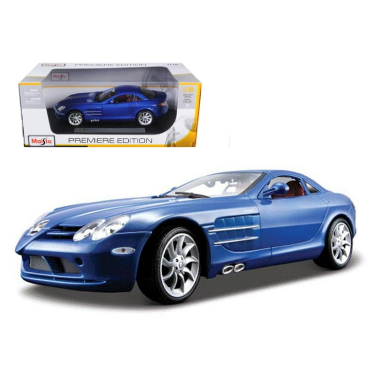 ミニカー Maisto Mercedes-Benz SLR McLaren 1/18 Mercedes Mclaren SLR Blue 1/18 Diecast Model Car by Maisto