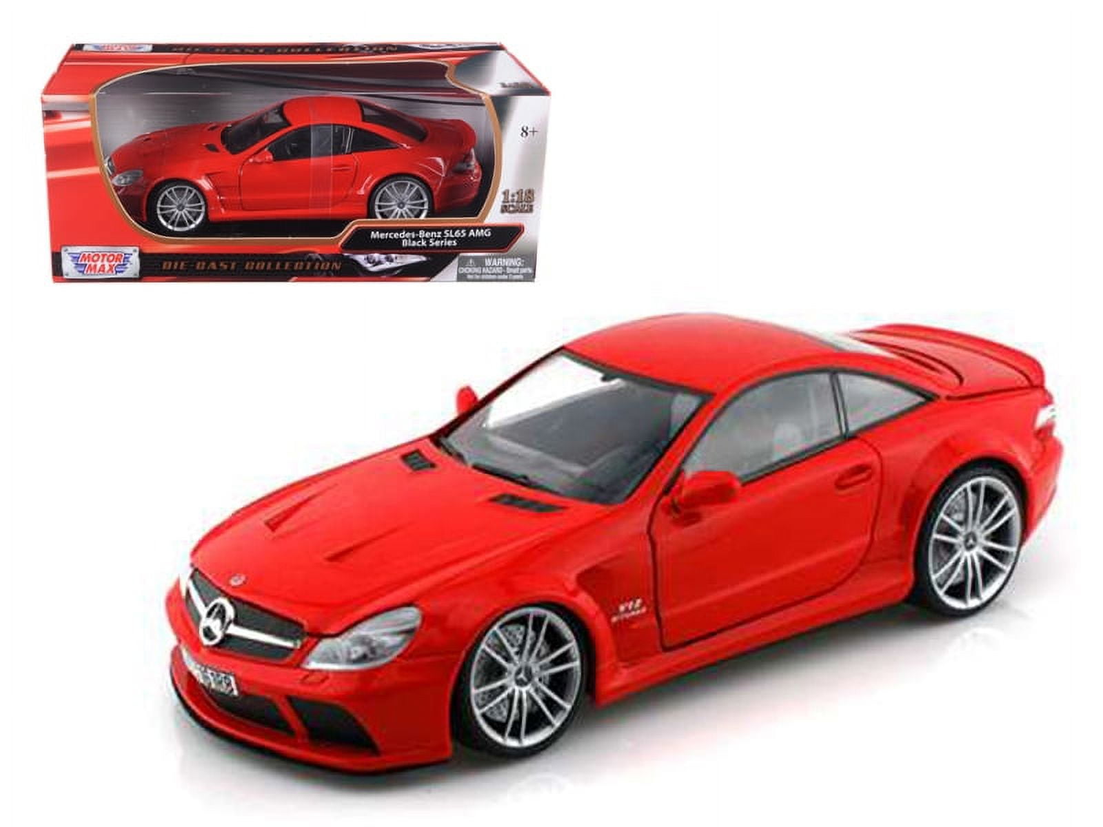 Mercedes SL65 AMG Black Series (R230) Red 1/18 Diecast Model Mercedes SL65 AMG Black Series (R230) Red 1/18 Diecast Model