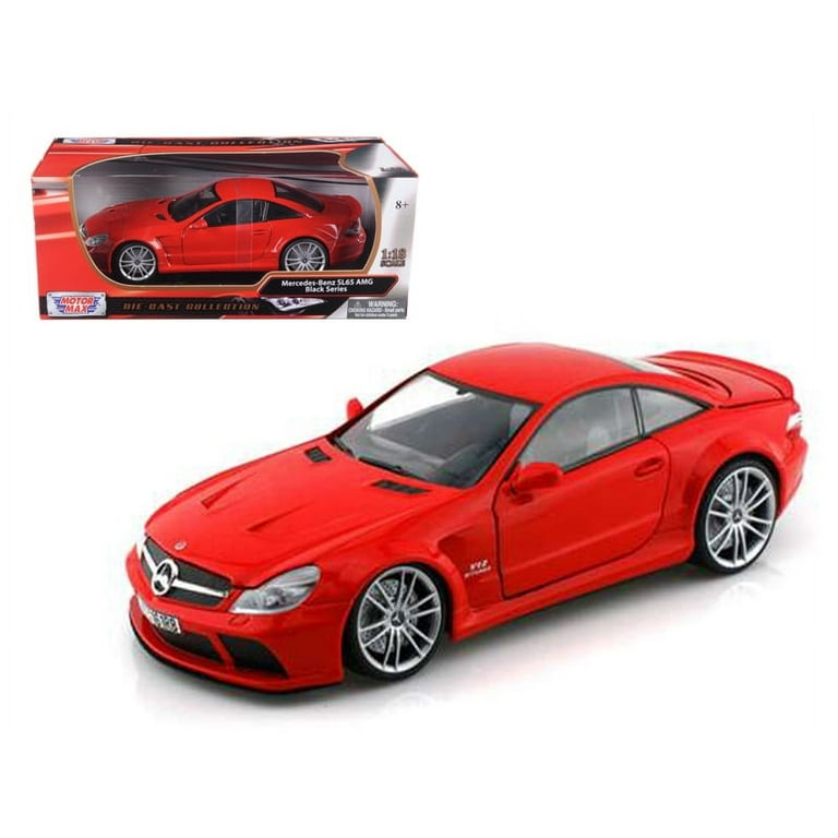 ミニカー 1/18 Mercedes Benz SL65 AMG Black Series Amazon.com: 1/18 Motor Max MB SL65 AMG Black Series Red