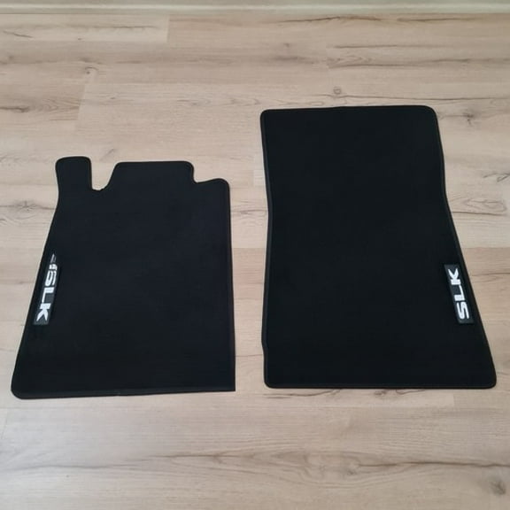Mercedes SLK R170 Front Two Car Floor Mats Velour Waterproof Carpet Liners