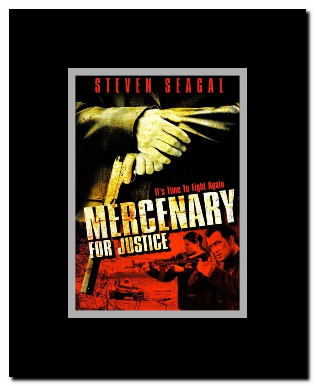 Mercenary for Justice Framed Movie Poster