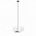 thumbnail image 1 of Modway Mercer 4-Light Metal and Fabric Pendant Light in White/Bronze, 1 of 7