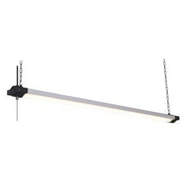 Mercer 46-in W Integrated LED Silver Linkable Plug-in Utility Shop Light