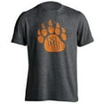 thumbnail image 1 of Mercer Bears Distressed Retro Paw Logo Short Sleeve T-Shirt, 1 of 1