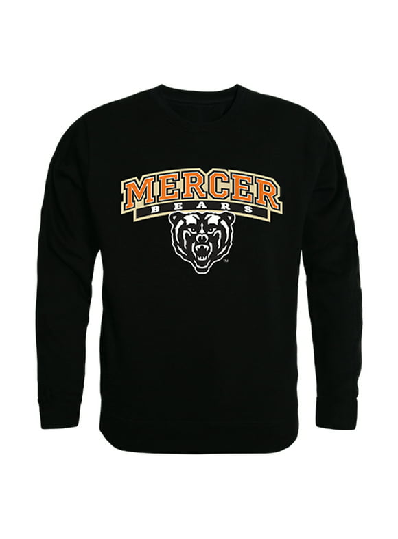 Mercer Bears NCAA College Crewneck Sweatshirt - Black, XX-Large