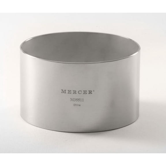 Mercer Culinary 3" x 1.75" Stainless Steel Ring Mold