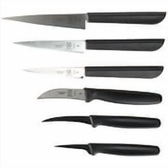 Mercer Culinary 7 Piece Carving Knife Set, Black