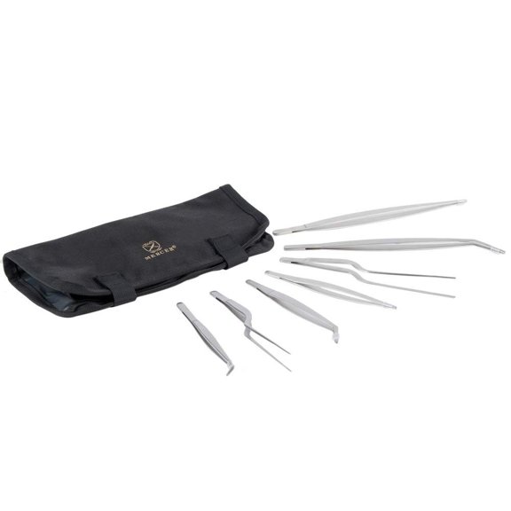 Mercer Precision Plus Plating Tongs | Set of 8