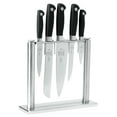 thumbnail image 1 of Mercer Culinary Genesis 6-Piece Forged Knife Block Set, Tempered Glass Block, 1 of 8