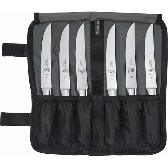 Mercer Culinary Genesis 7-Piece Forged Steak Knife Set