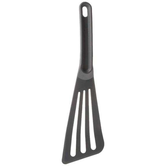 Mercer Culinary Hell's Tools Hi-Heat Slotted Spatula, 12 Inch x 3.5 Inch, Gray