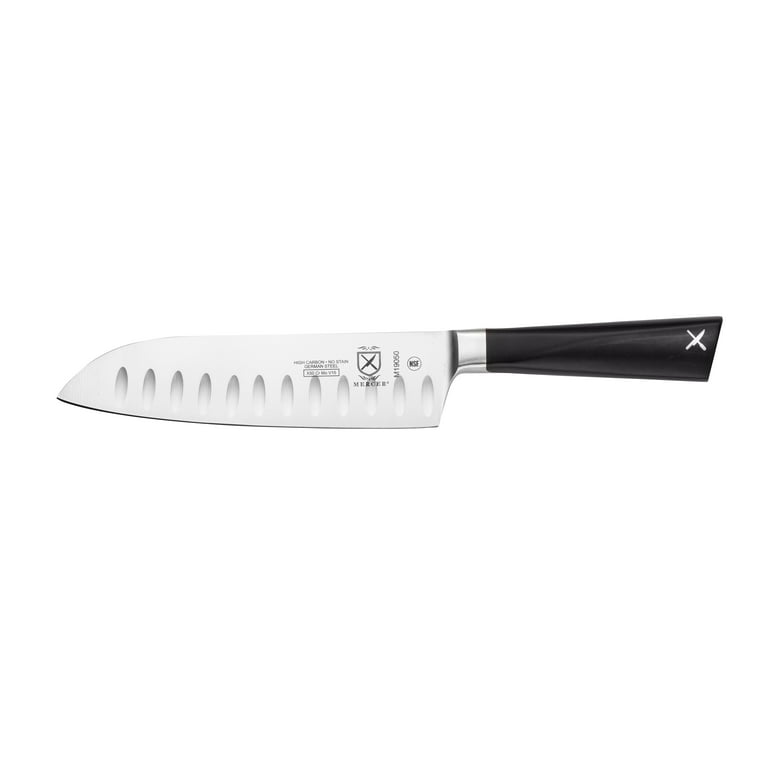 Mercer M16150 Culinary MX3 Premium San MAI VG-10 Steel Core Blade, 185mm, 7-Inch, Santoku Knife