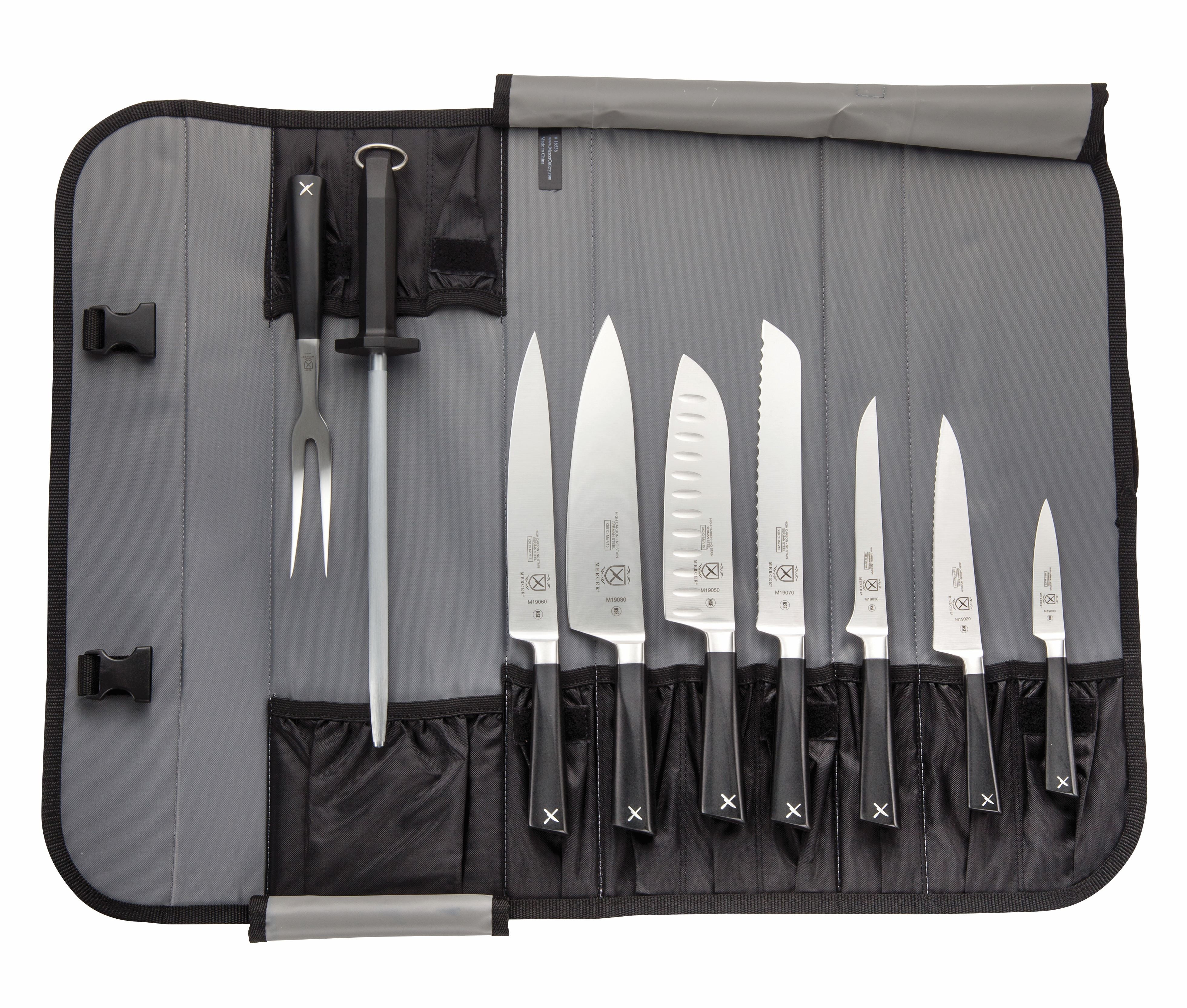 Mercer Culinary Zum 10Piece Knife Set in Case