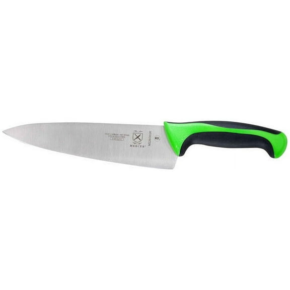 Mercer Cutlery Chefs Knife,8 in Blade,Green Handle M22608GR