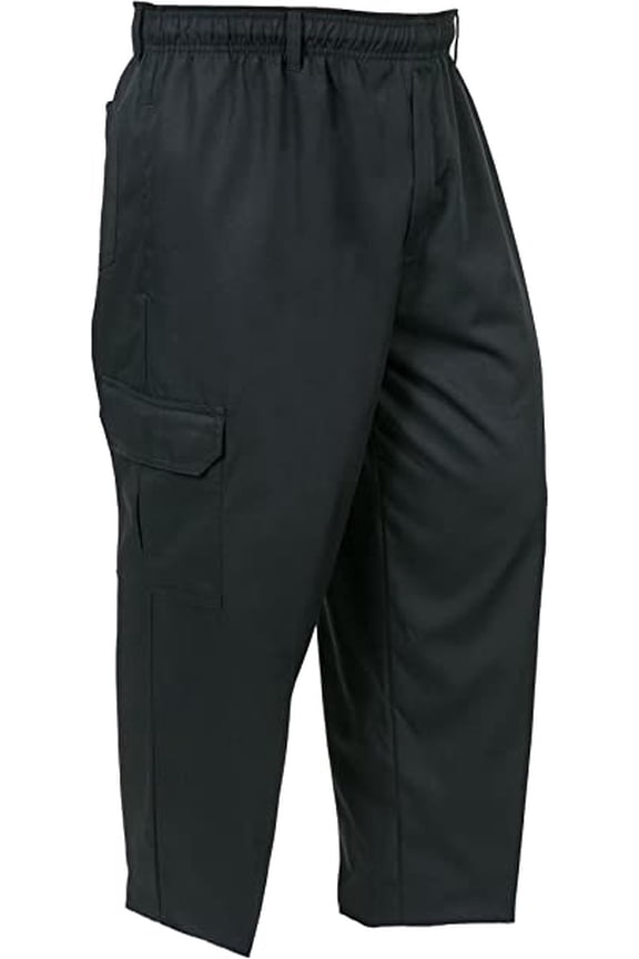 M61090BK2X Genesis Men's Chef Cargo Pant, XX-Large, Black