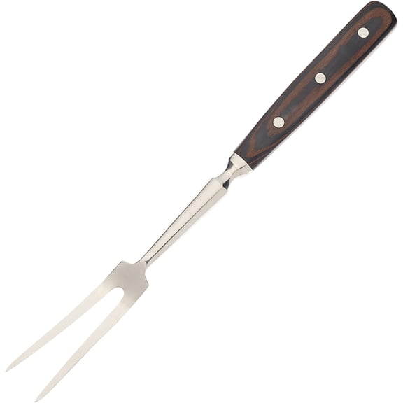 Mercer Culinary Praxis Forged Fork with Wood Handle, Inch, Wood Forged Fork