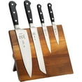 thumbnail image 1 of Mercer Culinary Renaissance 5-Piece Magnetic Board Steel Knife Set, Acacia, 1 of 5
