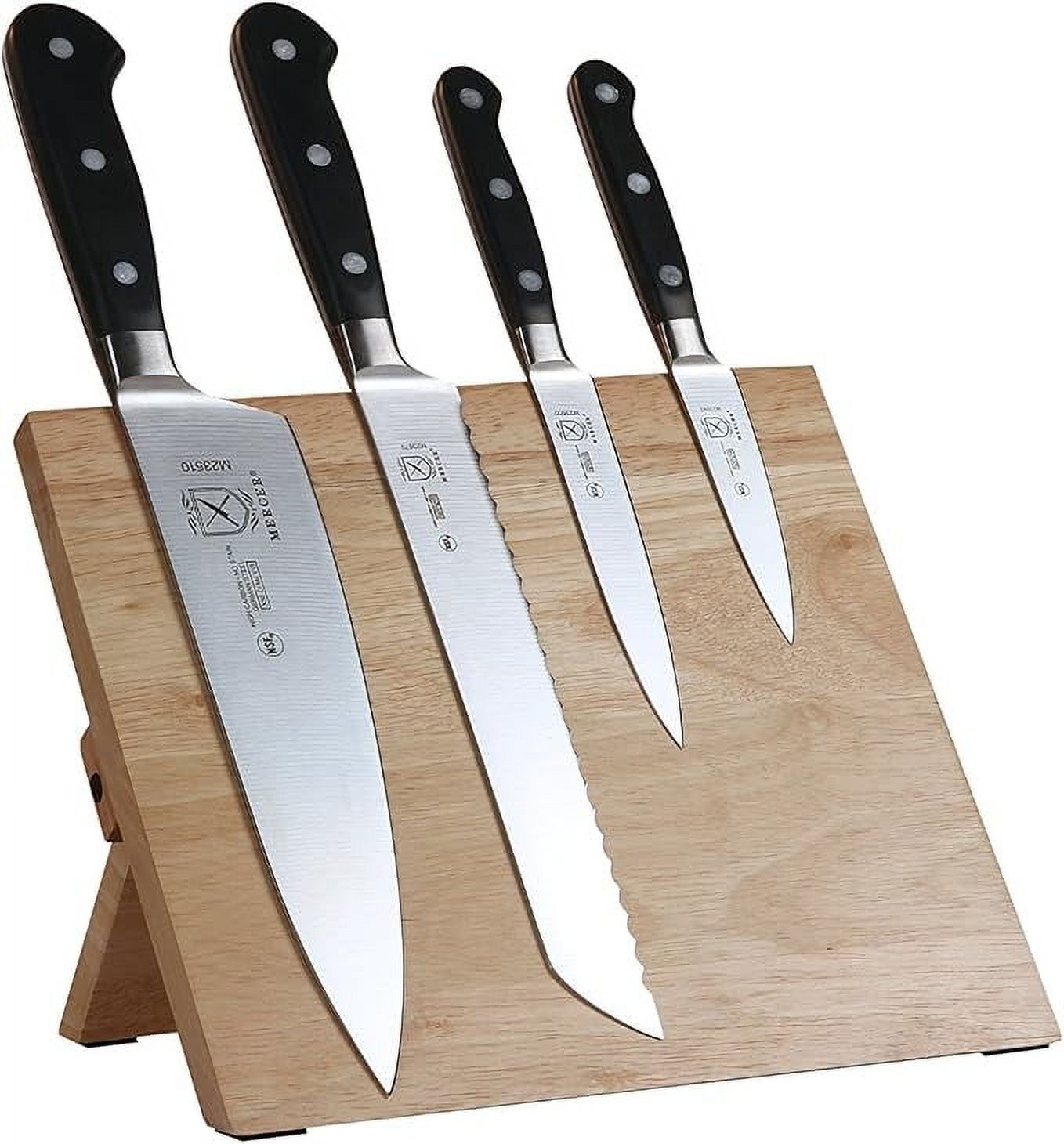 5-Piece High Carbon German Steel Knife Set with Magnetic Board
