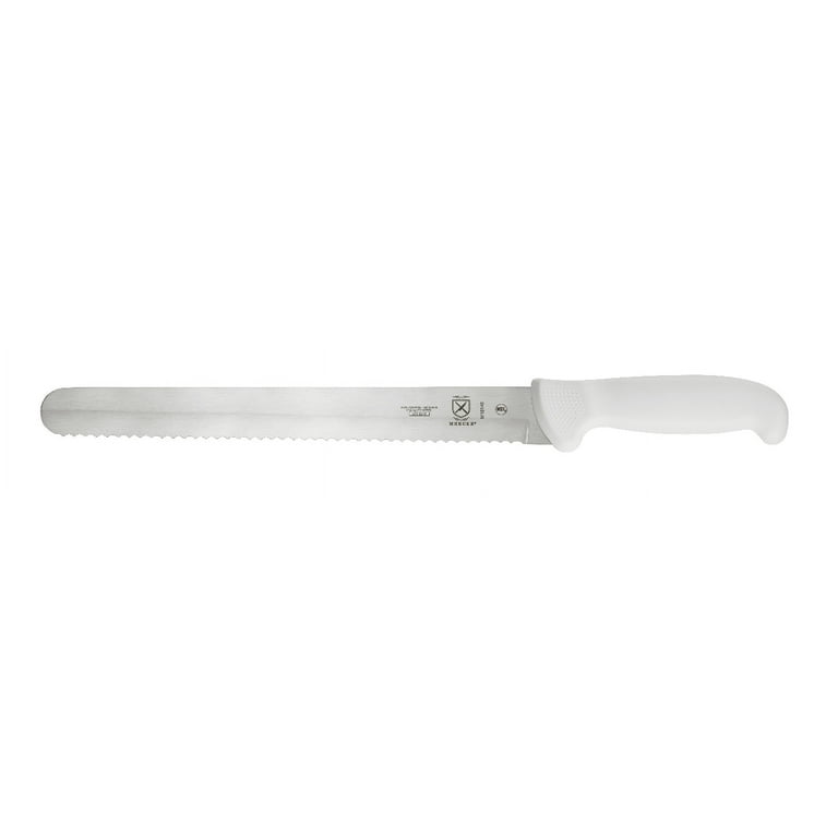 Mercer Culinary Slicer Wavy Edge, 11 inch, Ultimate White