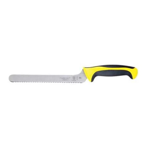 Mercer Cutlery Utility Knife,8 in Blade,Yellow Handle M22418YL