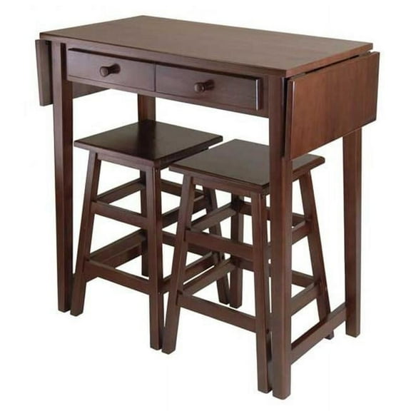 Mercer Double Drop Leaf Table with 2 Stools