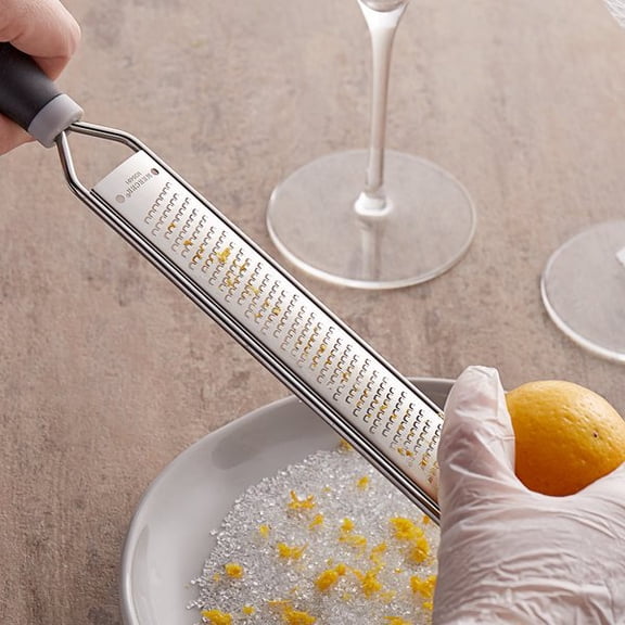 15" Stainless Steel Fine Zester W/ Santoprene Handle