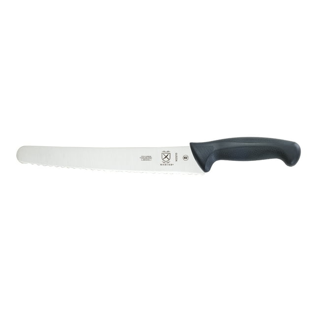 Mercer Culinary Millennia 10" Steel Wavy Edge Bread Knife