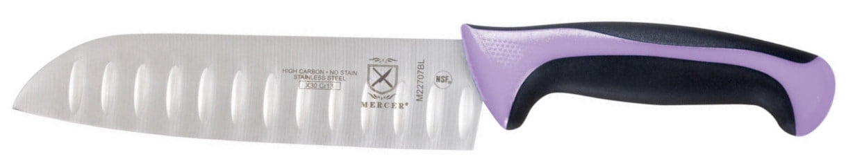 Mercer Millennia Santoku Knife (7") - Purple