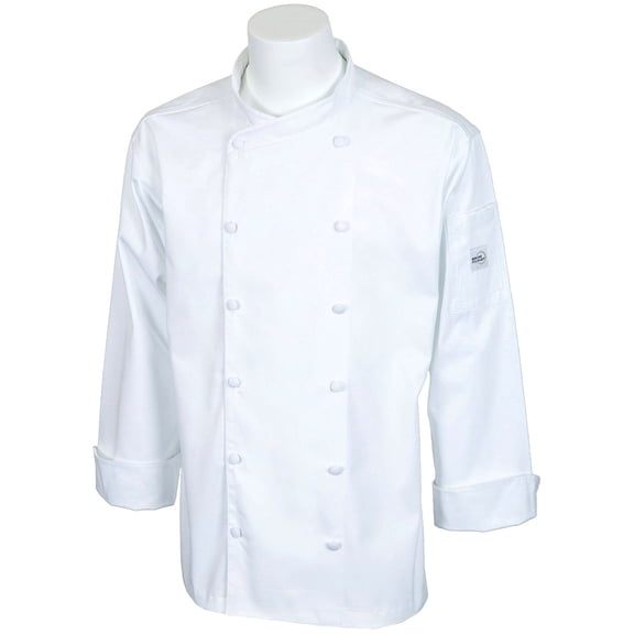 Mercer Renaissance Cutlery Men's Chef Jacket (Scoop Neck) | White, 4XL