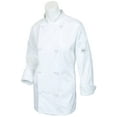 thumbnail image 1 of Mercer Renaissance Cutlery Women's Chef Coat (Scoop Neck) | White, XL, 1 of 1