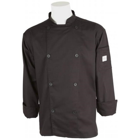 Mercer Tool M61010BK3X Genesis Unisex Chef Jacket, Black - 3X