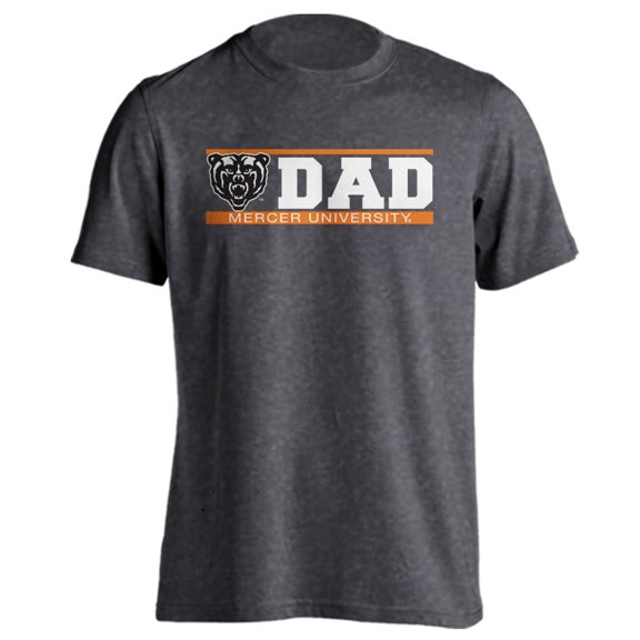 Mercer University Bears Dad Proud Parent Short Sleeve T-Shirt
