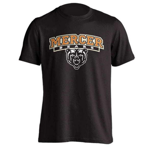 Mercer University Bears MU Classic Arch Mascot Short Sleeve T-Shirt