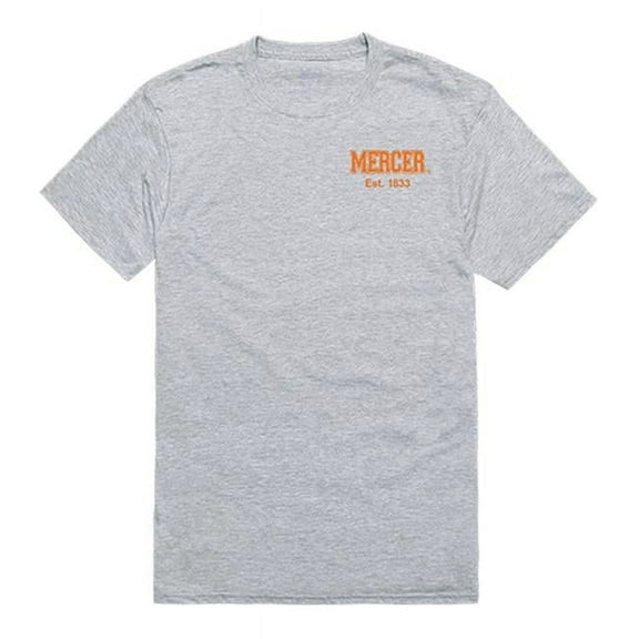Mercer University Men Practice T-Shirt, Heather Grey - Medium
