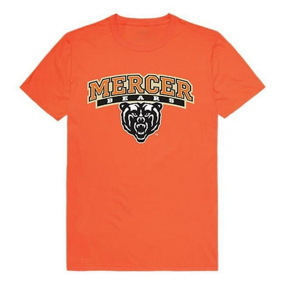 Mercer University Men The Freshman T-Shirt, Orange & White - Large