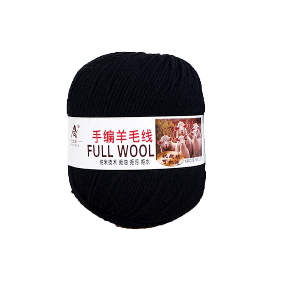 Mercerized Wool Yarn, Super Soft Medium Thick, Hand Knitting Sweater Scarf, DIY Craft, 50g