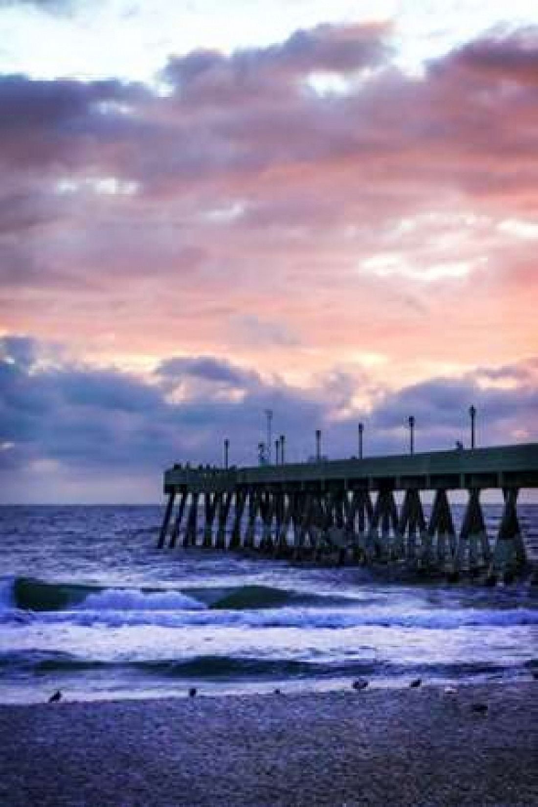 Mercers Pier III Canvas Art - Alan Hausenflock (20 x 28)