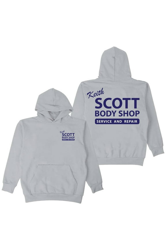 Merch Keith Scott Body Shop One Tree Hill Hoodie Long Sleeve Streetwear Women Men Hooded Sweatshirt