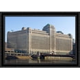 thumbnail image 1 of Merchandise Mart, Chicago 40x28 Large Black Ornate Wood Framed Canvas Art, 1 of 2