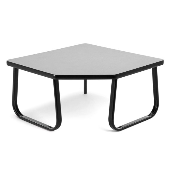 TABLE3030-GRY -OFM office home computer college school task 30 x 30 corner table-gray