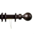 thumbnail image 1 of Archie Decorative Traverse Rod w/ Rings 48"- 84" - Cocoa, 1 of 2
