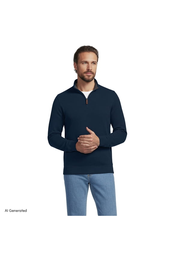 Men's Bedford Rib Quarter Zip Sweater